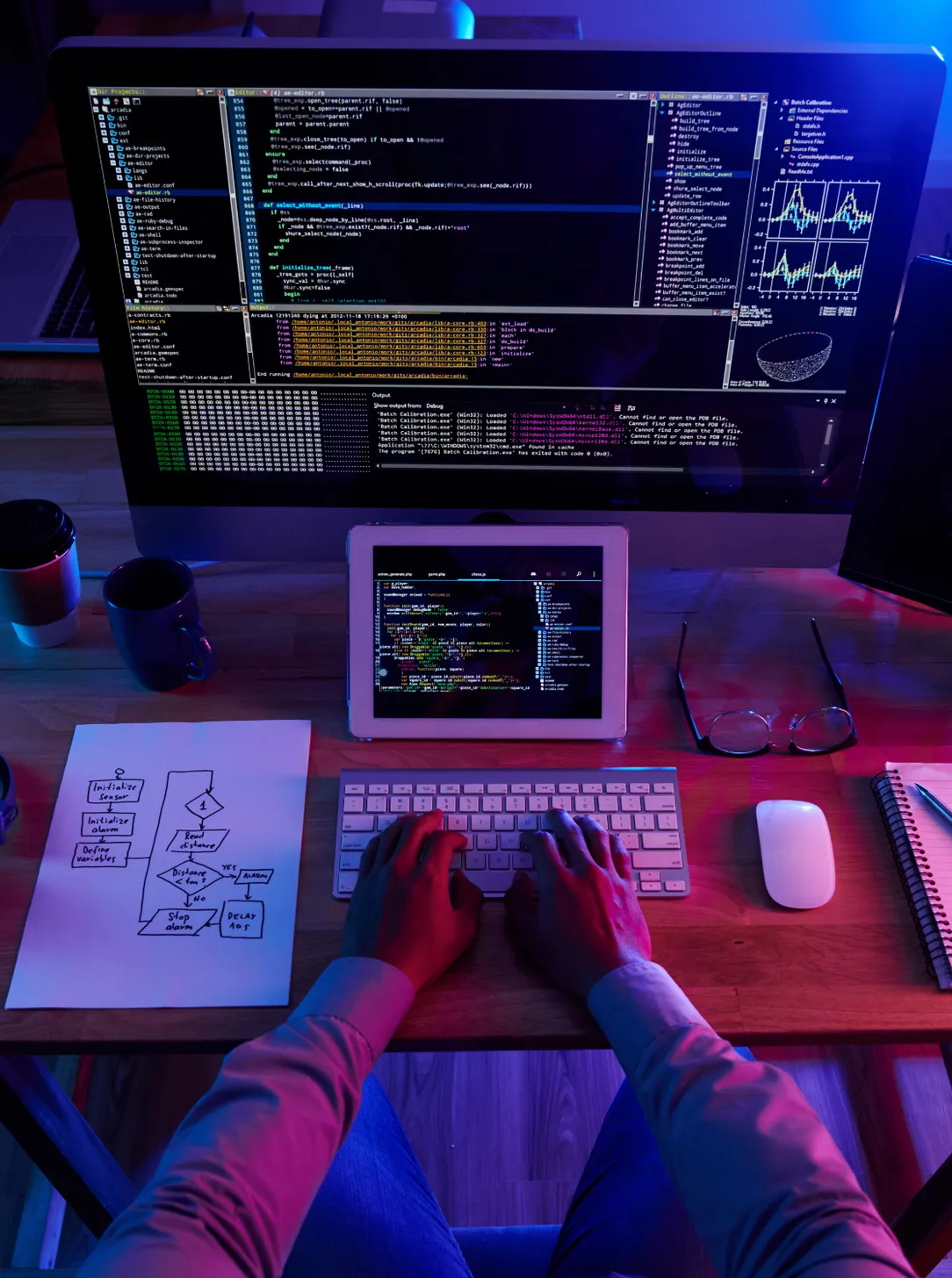 coding with multiple devices